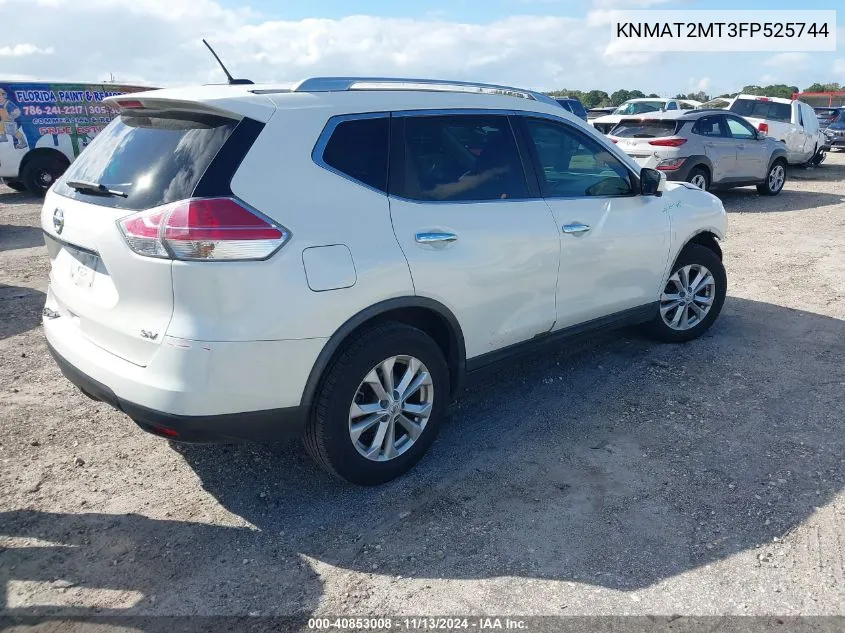 KNMAT2MT3FP525744 2015 Nissan Rogue Sv