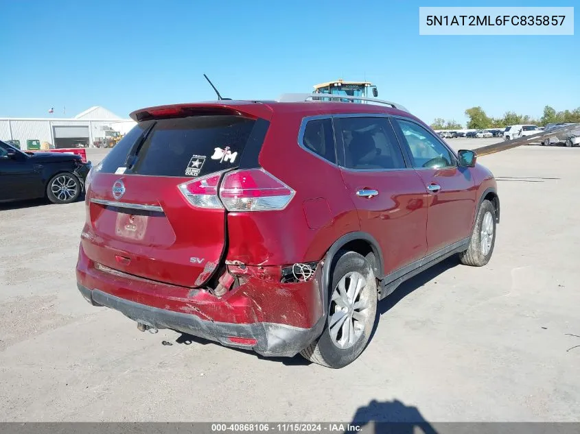 5N1AT2ML6FC835857 2015 Nissan Rogue Sv