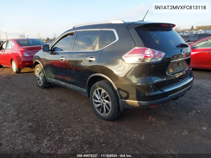 2015 Nissan Rogue Sl VIN: 5N1AT2MVXFC813118 Lot: 40879227