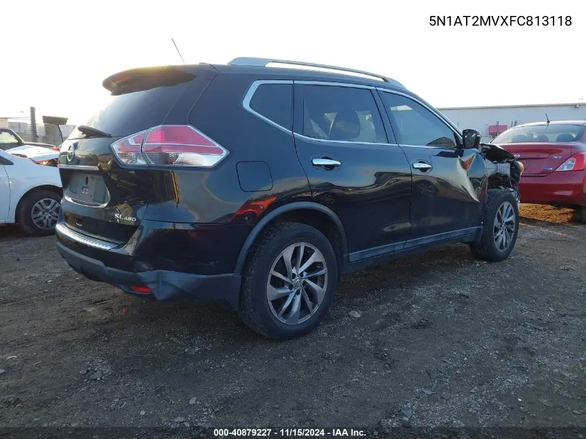 2015 Nissan Rogue Sl VIN: 5N1AT2MVXFC813118 Lot: 40879227