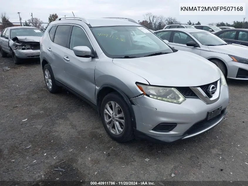 2015 Nissan Rogue Sv VIN: KNMAT2MV0FP507168 Lot: 40911786