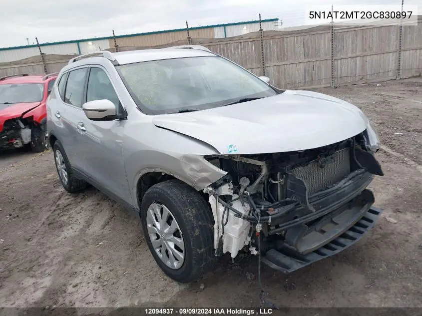 5N1AT2MT2GC830897 2016 Nissan Rogue