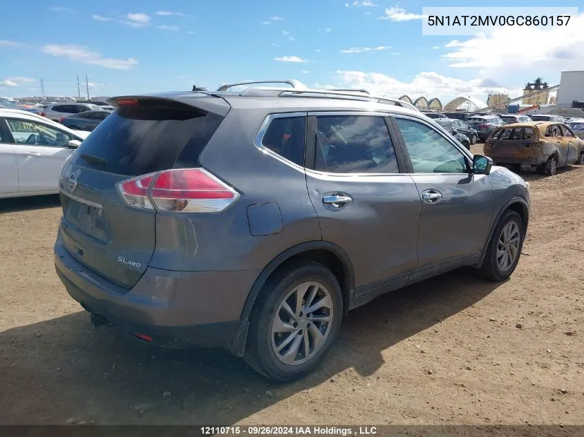 5N1AT2MV0GC860157 2016 Nissan Rogue S/Sl/Sv