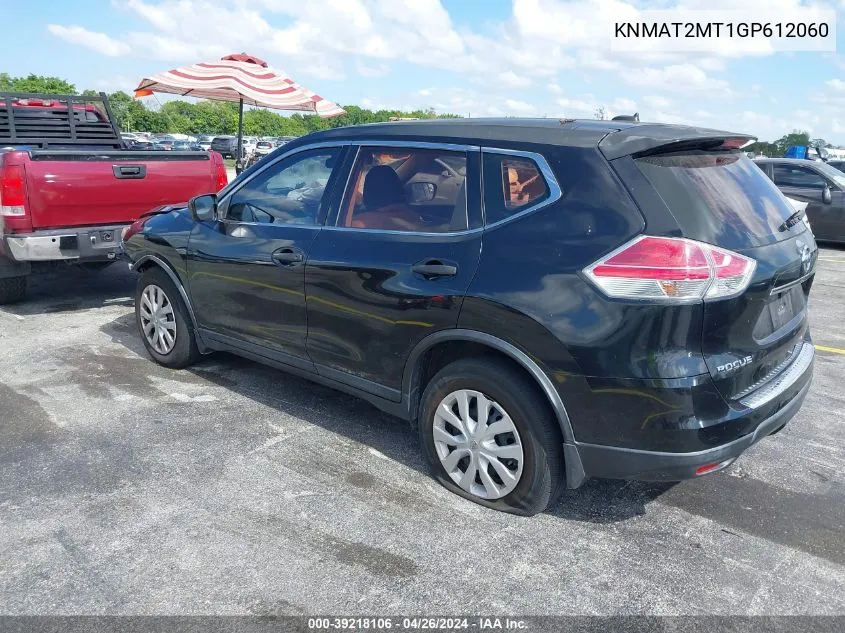 KNMAT2MT1GP612060 2016 Nissan Rogue S