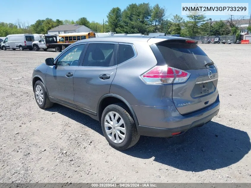 KNMAT2MV3GP733299 2016 Nissan Rogue S