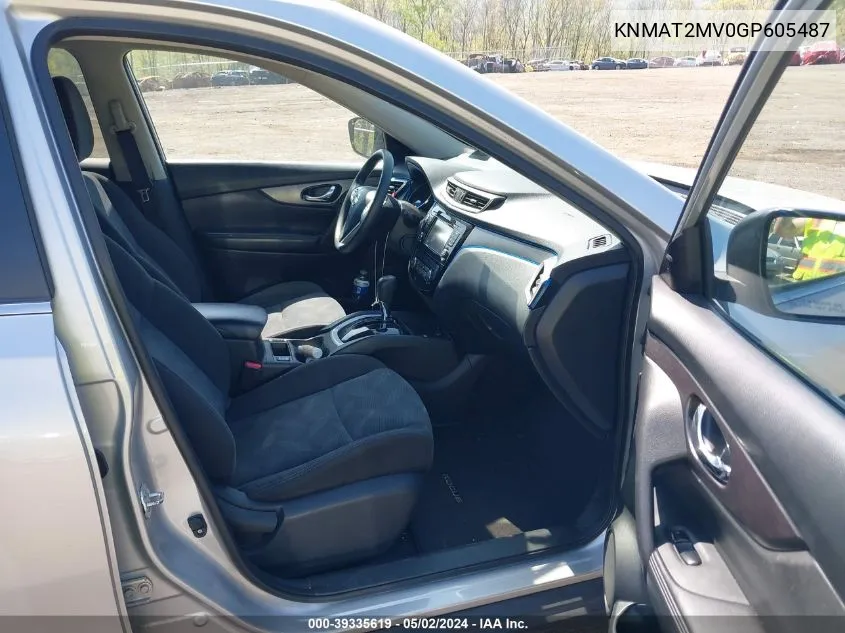 KNMAT2MV0GP605487 2016 Nissan Rogue Sv