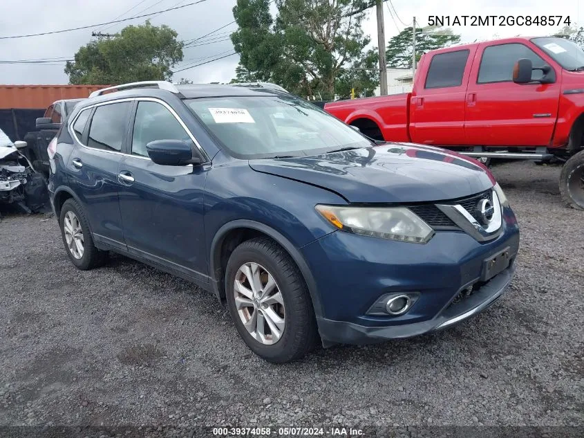 5N1AT2MT2GC848574 2016 Nissan Rogue Sv