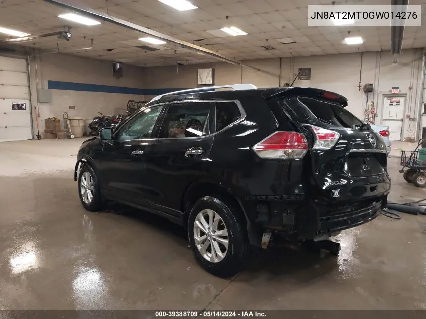 JN8AT2MT0GW014276 2016 Nissan Rogue Sv