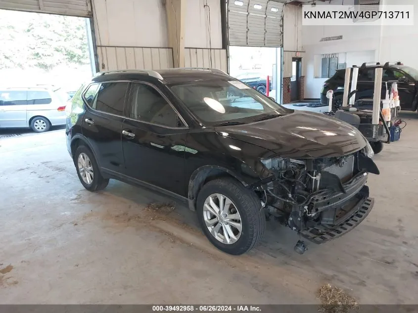 KNMAT2MV4GP713711 2016 Nissan Rogue Sv