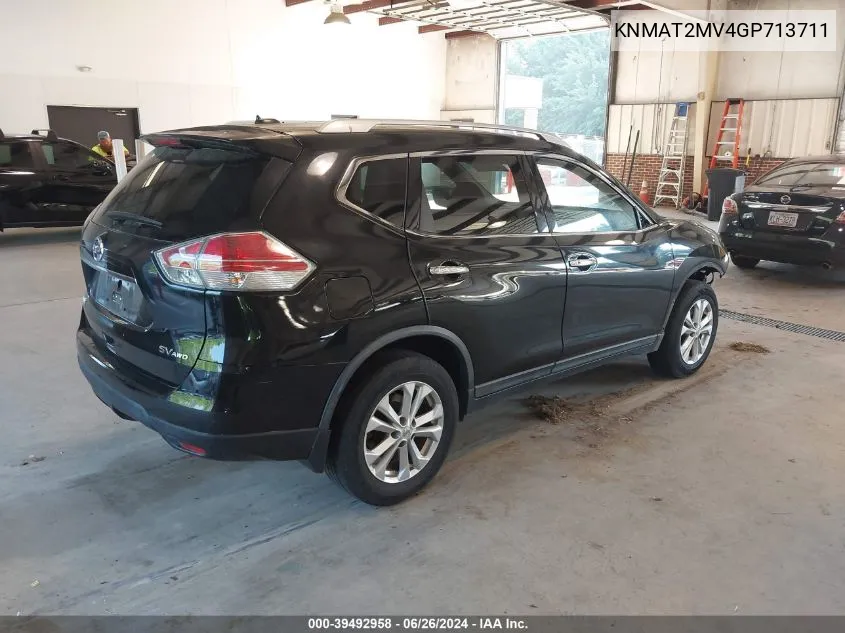 KNMAT2MV4GP713711 2016 Nissan Rogue Sv