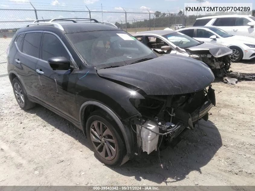 KNMAT2MT0GP704289 2016 Nissan Rogue Sl