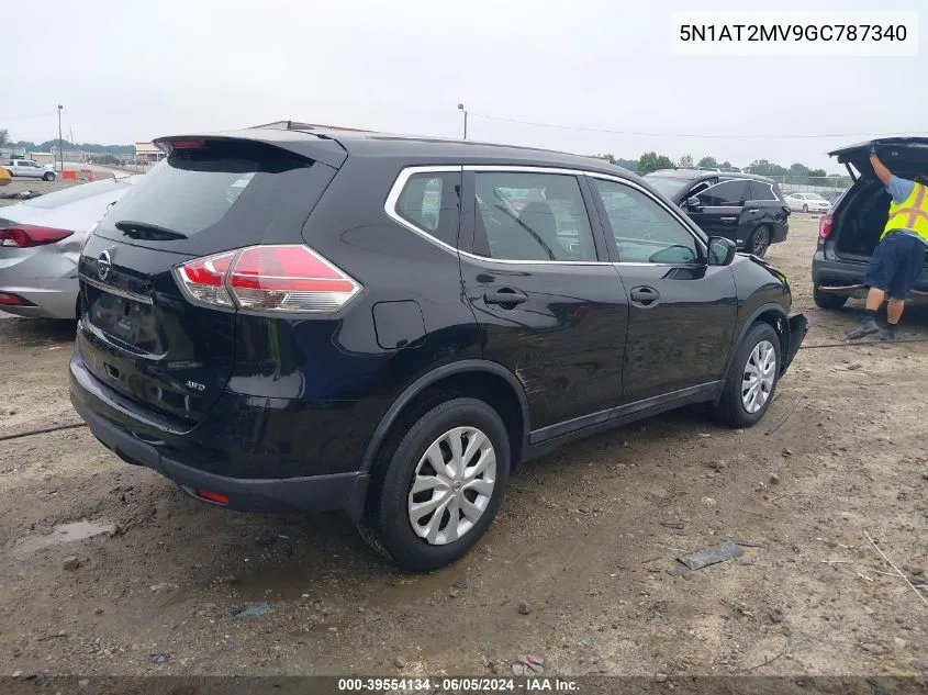 5N1AT2MV9GC787340 2016 Nissan Rogue S/Sl/Sv