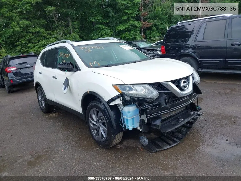 2016 Nissan Rogue Sl VIN: 5N1AT2MVXGC783135 Lot: 39570767