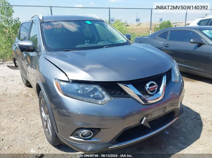 JN8AT2MV5GW140392 2016 Nissan Rogue Sl