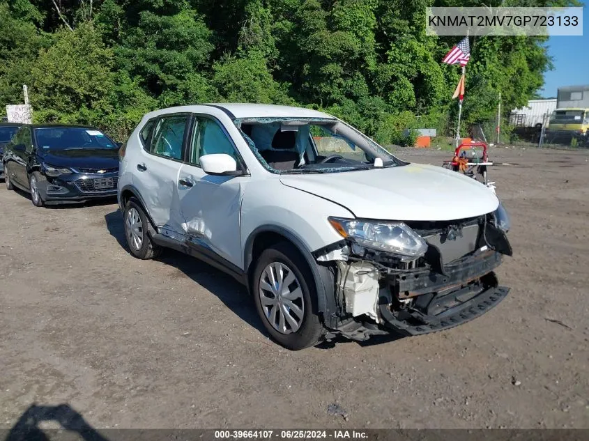 2016 Nissan Rogue S VIN: KNMAT2MV7GP723133 Lot: 39664107