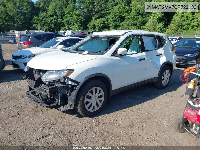 2016 Nissan Rogue S VIN: KNMAT2MV7GP723133 Lot: 39664107