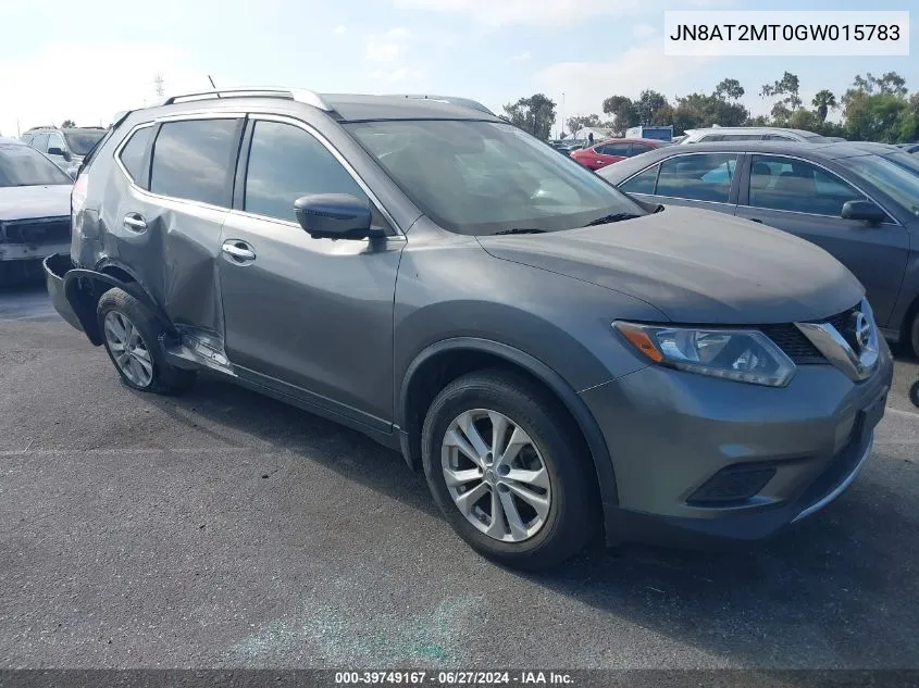 JN8AT2MT0GW015783 2016 Nissan Rogue Sv