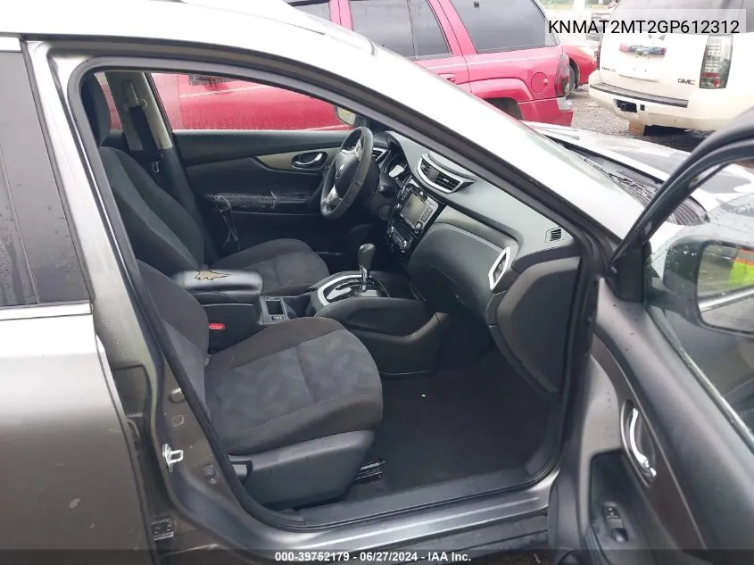 KNMAT2MT2GP612312 2016 Nissan Rogue Sv