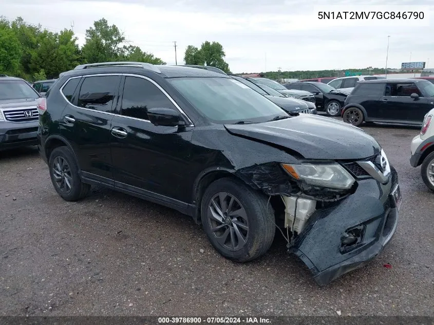 2016 Nissan Rogue Sl VIN: 5N1AT2MV7GC846790 Lot: 39786900