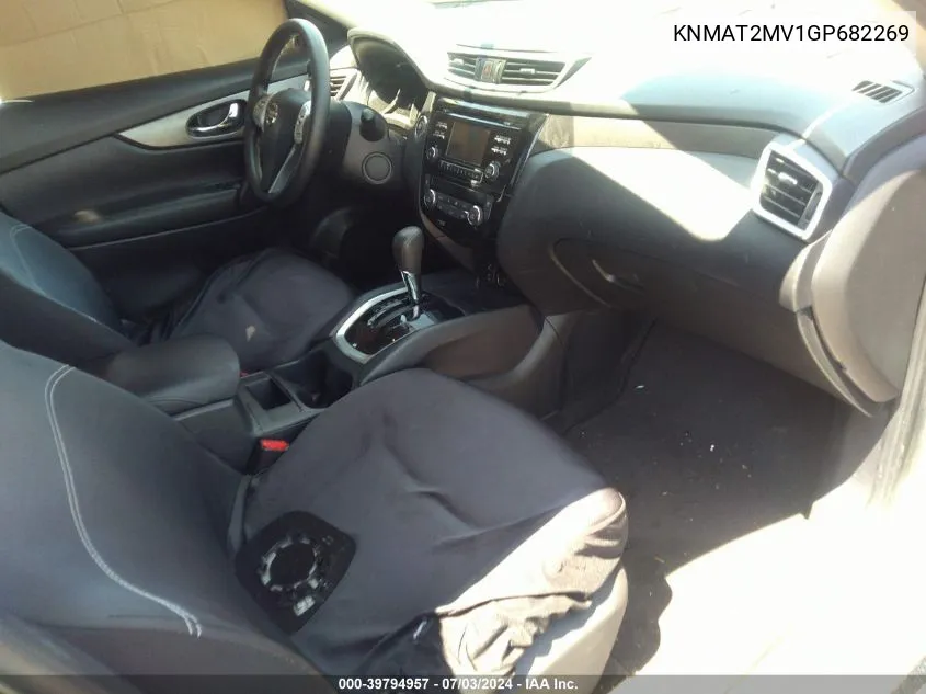 KNMAT2MV1GP682269 2016 Nissan Rogue Sv