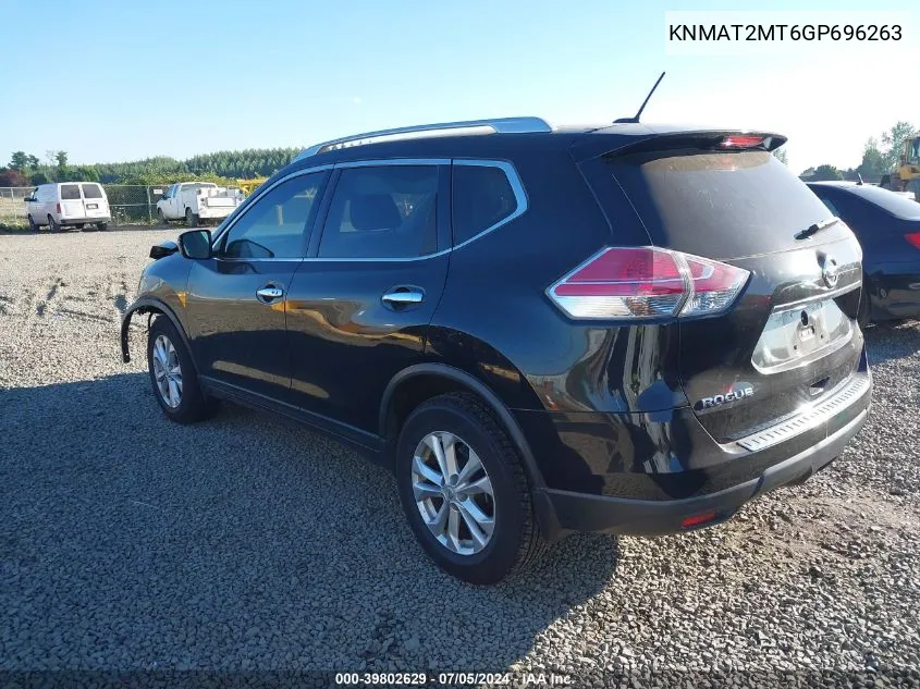 KNMAT2MT6GP696263 2016 Nissan Rogue Sv