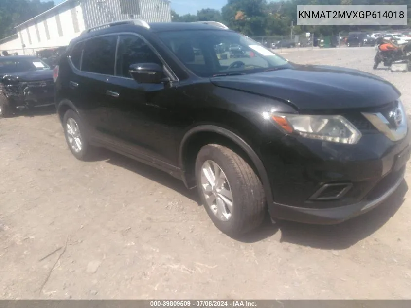 KNMAT2MVXGP614018 2016 Nissan Rogue Sv