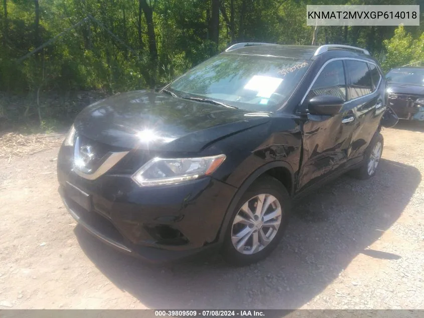 KNMAT2MVXGP614018 2016 Nissan Rogue Sv