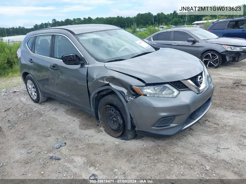 2016 Nissan Rogue S VIN: JN8AT2MT1GW013623 Lot: 39818471