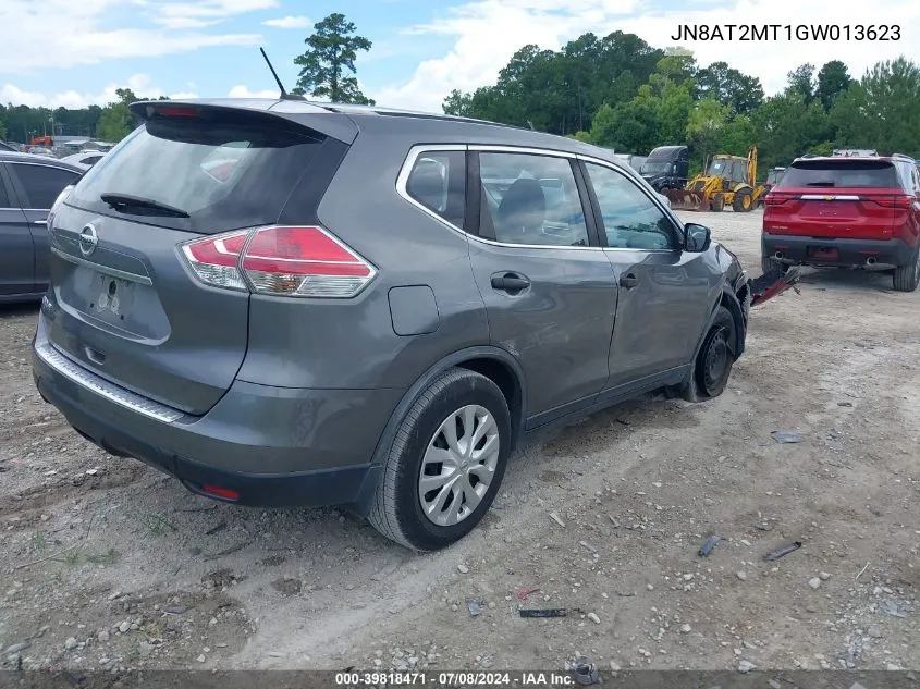 2016 Nissan Rogue S VIN: JN8AT2MT1GW013623 Lot: 39818471