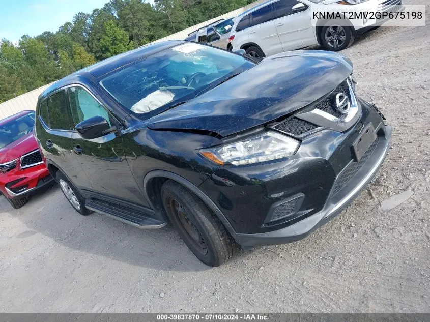 KNMAT2MV2GP675198 2016 Nissan Rogue S/Sl/Sv