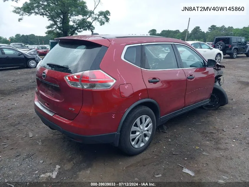 JN8AT2MV4GW145860 2016 Nissan Rogue S