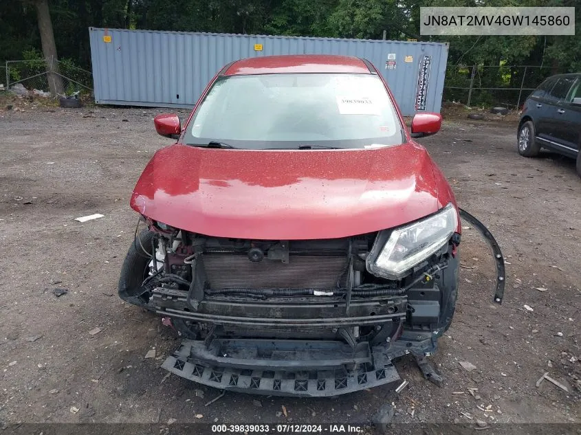 JN8AT2MV4GW145860 2016 Nissan Rogue S