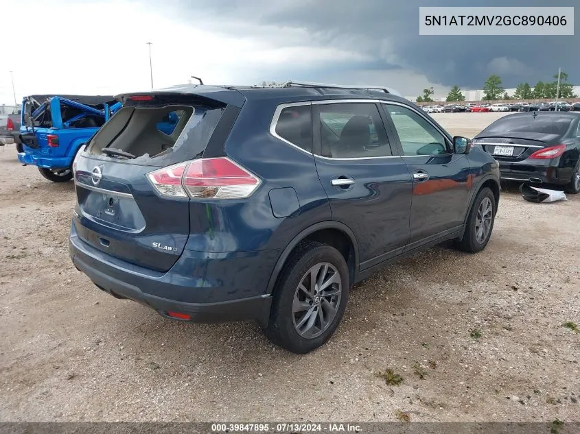 5N1AT2MV2GC890406 2016 Nissan Rogue Sl