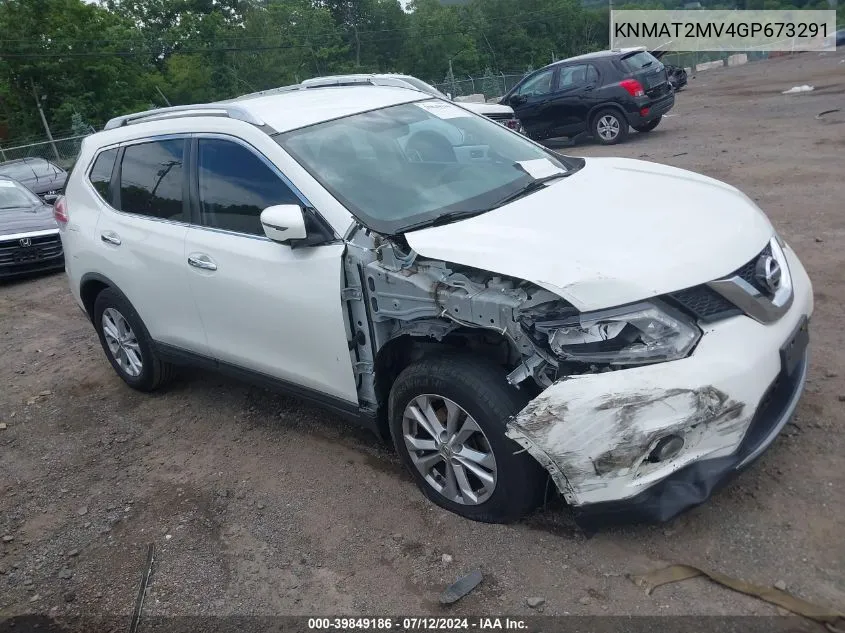 KNMAT2MV4GP673291 2016 Nissan Rogue Sv