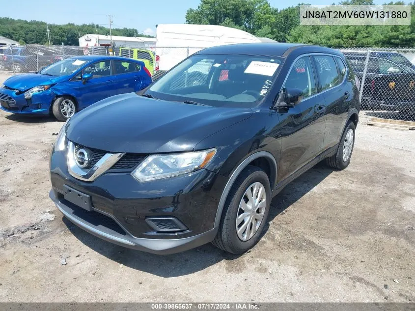 2016 Nissan Rogue S VIN: JN8AT2MV6GW131880 Lot: 39865637