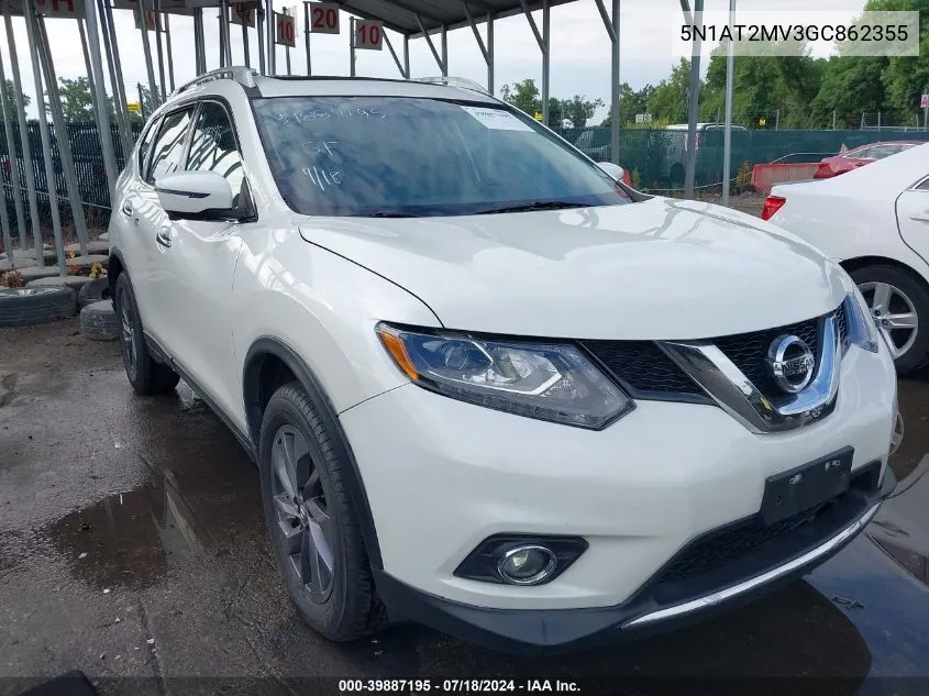 5N1AT2MV3GC862355 2016 Nissan Rogue Sl