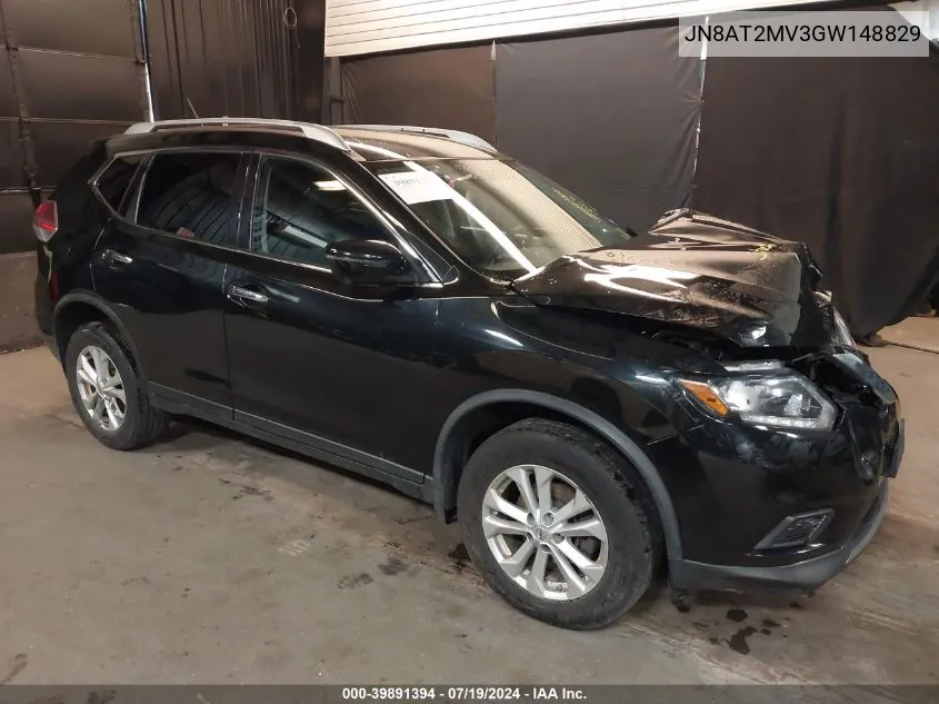 JN8AT2MV3GW148829 2016 Nissan Rogue Sv