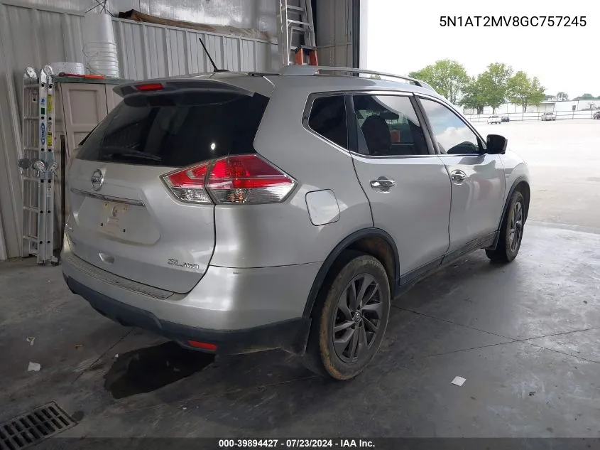 5N1AT2MV8GC757245 2016 Nissan Rogue Sl