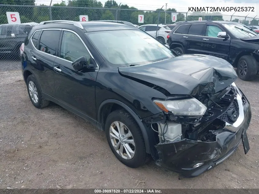 KNMAT2MV6GP625372 2016 Nissan Rogue Sv