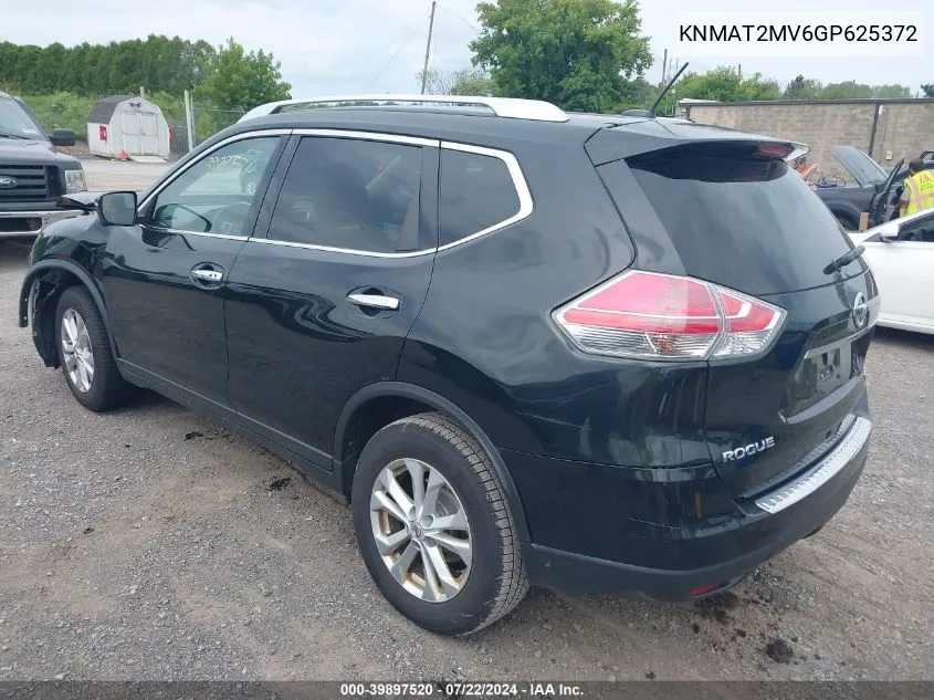 KNMAT2MV6GP625372 2016 Nissan Rogue Sv