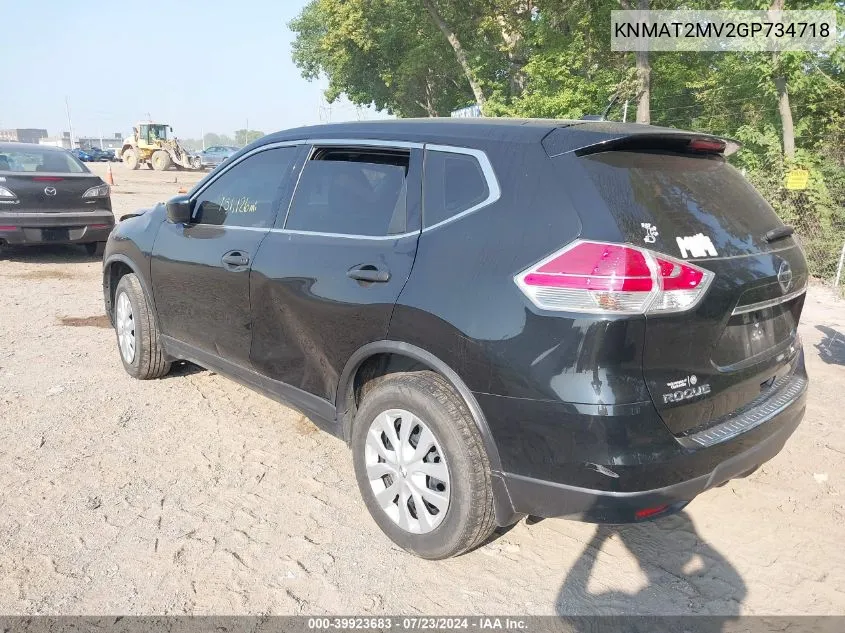 KNMAT2MV2GP734718 2016 Nissan Rogue S