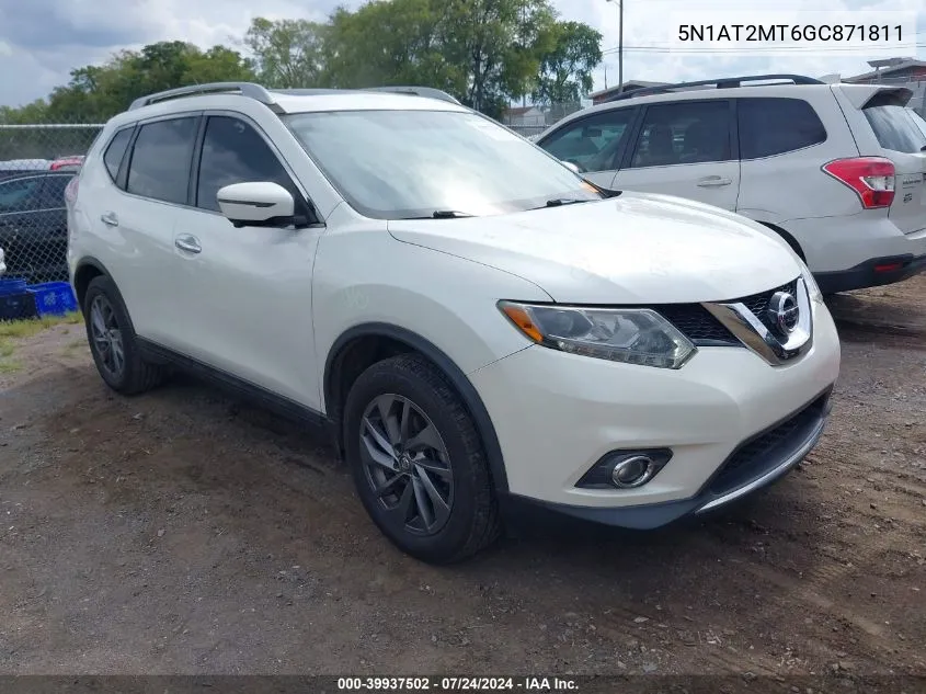 5N1AT2MT6GC871811 2016 Nissan Rogue Sl