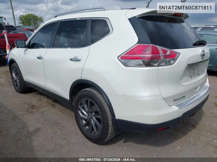 5N1AT2MT6GC871811 2016 Nissan Rogue Sl