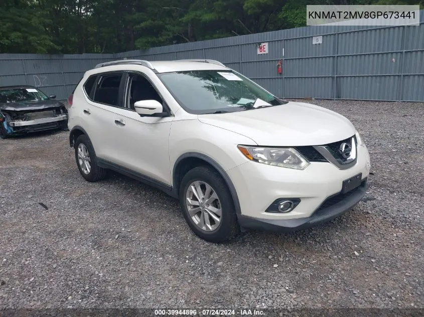 KNMAT2MV8GP673441 2016 Nissan Rogue Sv