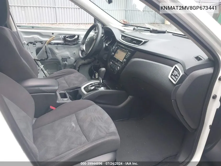 KNMAT2MV8GP673441 2016 Nissan Rogue Sv