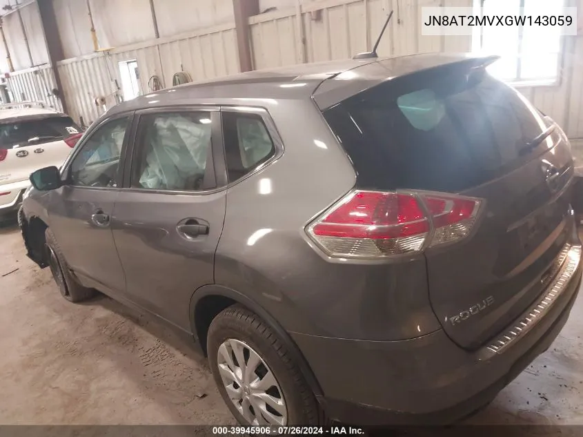 JN8AT2MVXGW143059 2016 Nissan Rogue S