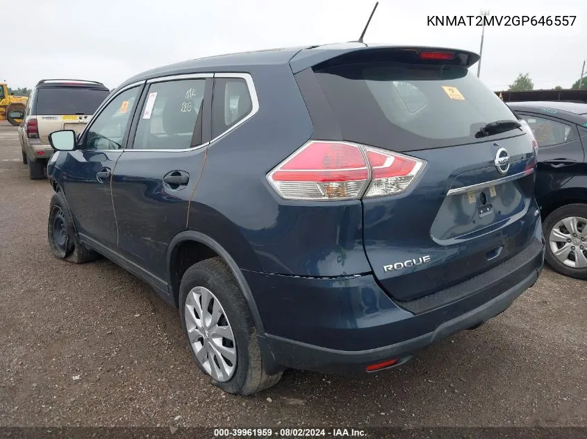 KNMAT2MV2GP646557 2016 Nissan Rogue S