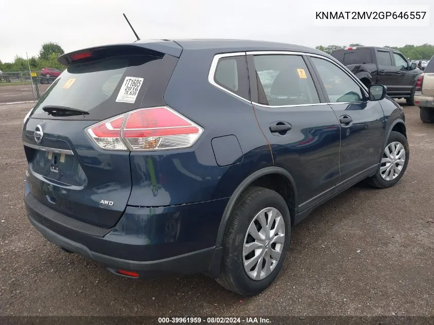 KNMAT2MV2GP646557 2016 Nissan Rogue S