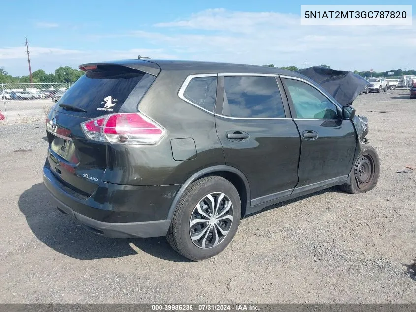 5N1AT2MT3GC787820 2016 Nissan Rogue S