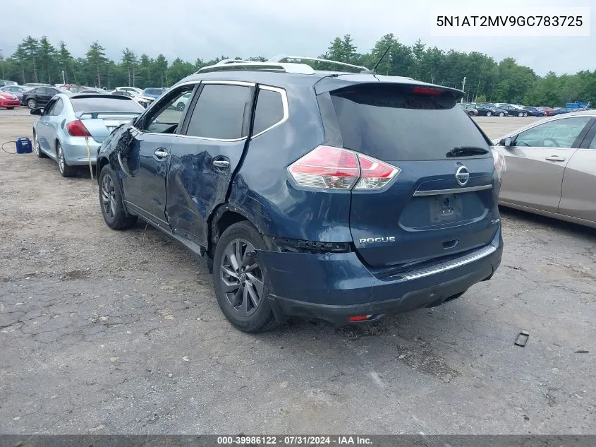 5N1AT2MV9GC783725 2016 Nissan Rogue S/Sl/Sv